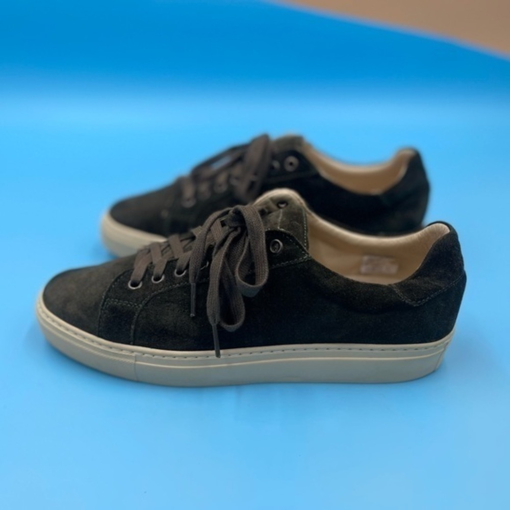 Peter Millar Low Leather Suede Sneakers - Picture 4 of 7